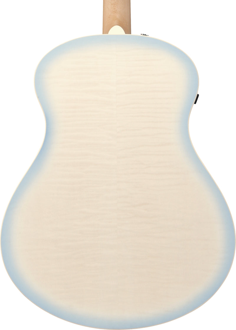 Ibanez AAM370M2EAIB Acoustic Guitar (Transparent Antique White Ice Blue)