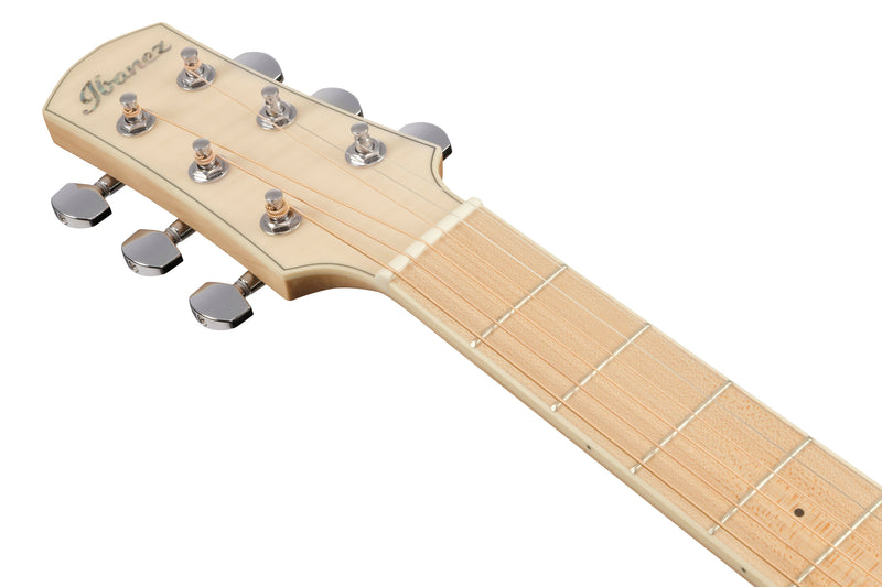 Ibanez AAM370M2EAIB Acoustic Guitar (Transparent Antique White Ice Blue)