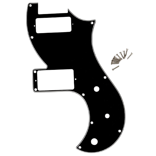 PRS S2 Vela Pickguard (Black/White/Black)