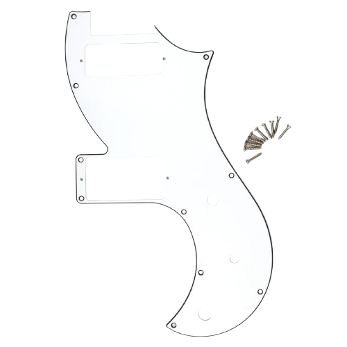 PRS S2 Vela Pickguard (White/Black/White)