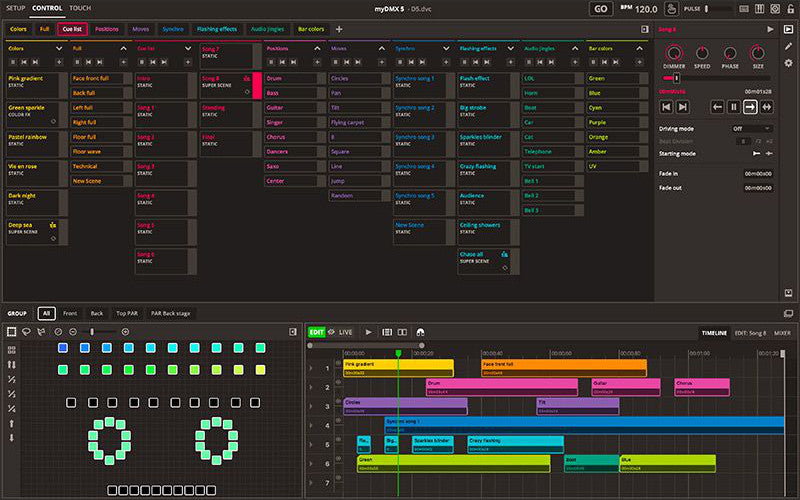 American DJ Mydmx5 DMX Control Software pour Mac & PC