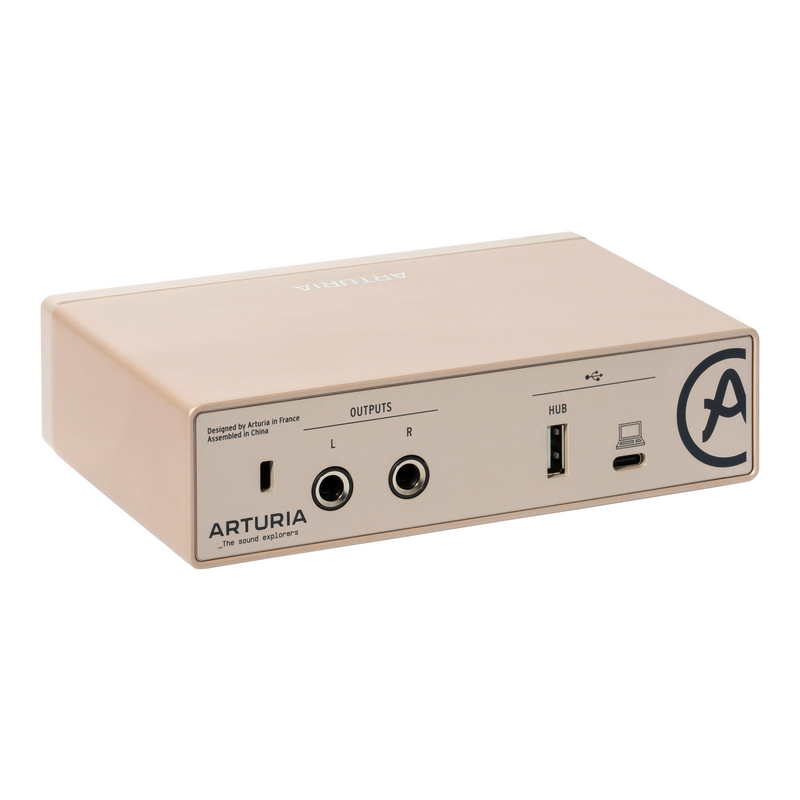 Arturia MINIFUSE1 Limited Edition Versatile Desktop Audio Interfaces (Champagne)