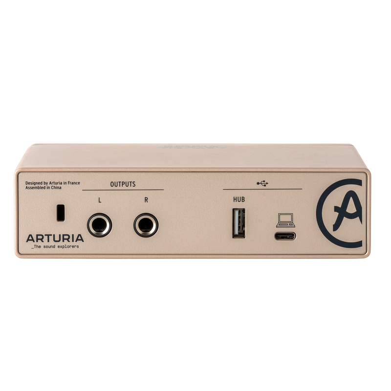 Arturia MINIFUSE1 Limited Edition Versatile Desktop Audio Interfaces (Champagne)