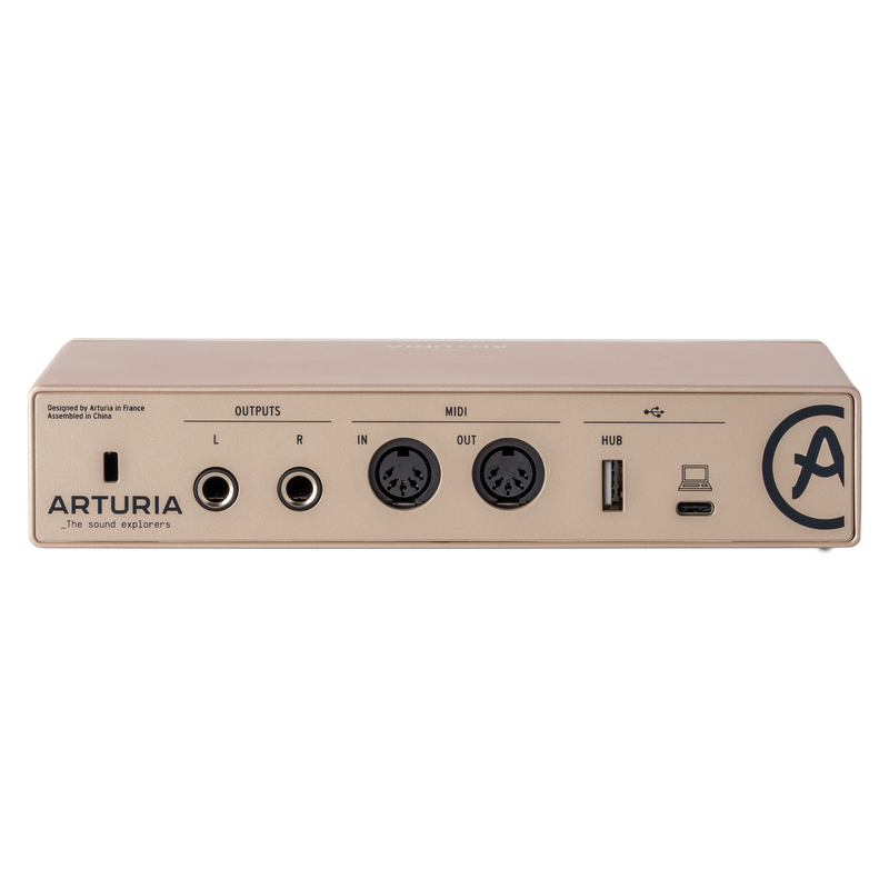 Arturia MINIFUSE2 Limited Edition Versatile Desktop Audio Interfaces (Champagne)