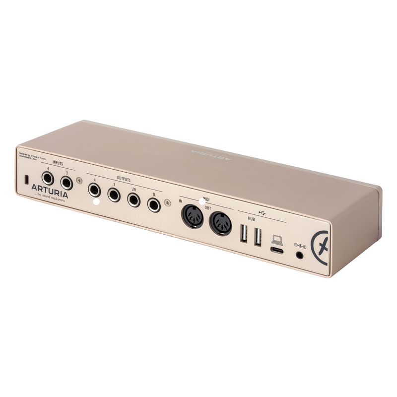 Arturia MINIFUSE4 Limited Edition Versatile Desktop Audio Interfaces (Champagne)