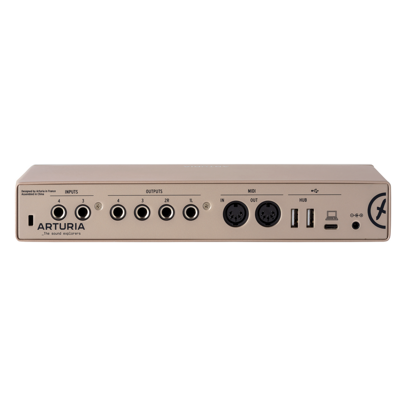 Arturia MINIFUSE4 Limited Edition Versatile Desktop Audio Interfaces (Champagne)