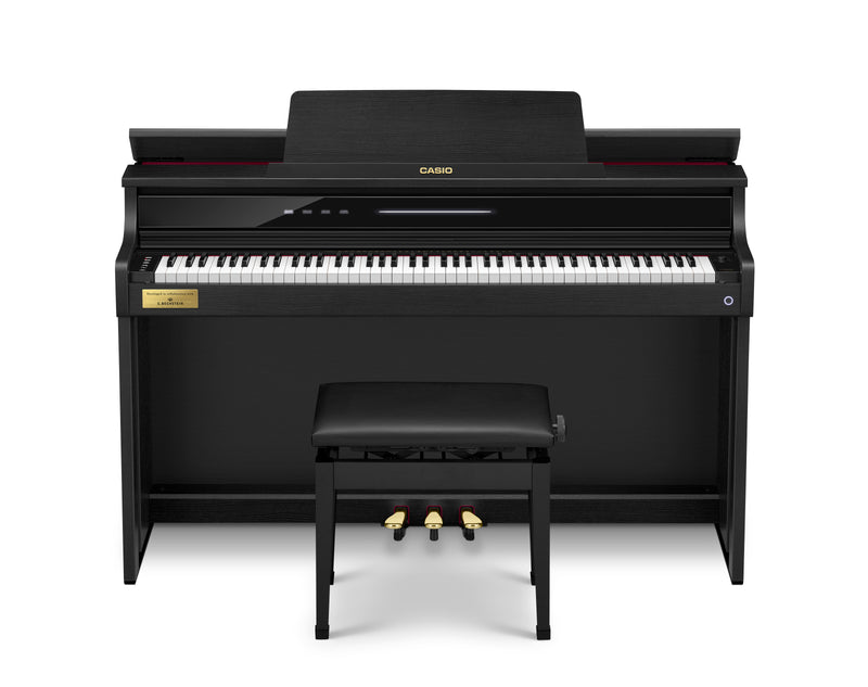 Casio AP-750 Celviano Digital Upright Piano Developed with C. Bechstein 88-Keys (Black)