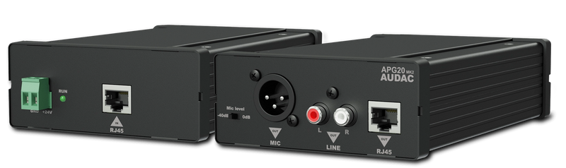 Audac APG20MK2 Active Audio Transceivers RCA