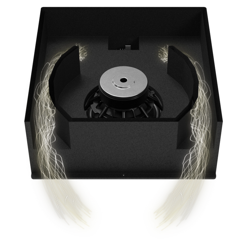 Audac ARCHI10X/OB Ultra Compact Architectural Infrasubwoofer (Black) - 10"