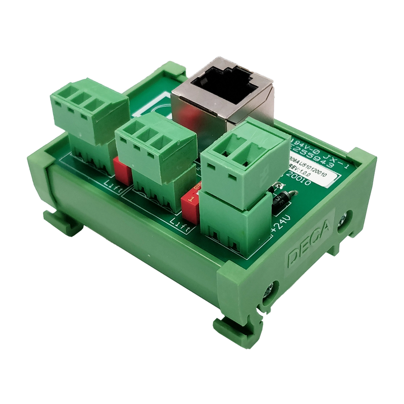 AUDAC ARJ12P Junction Boîte RJ45 à 2x3 Pin Berminal Block