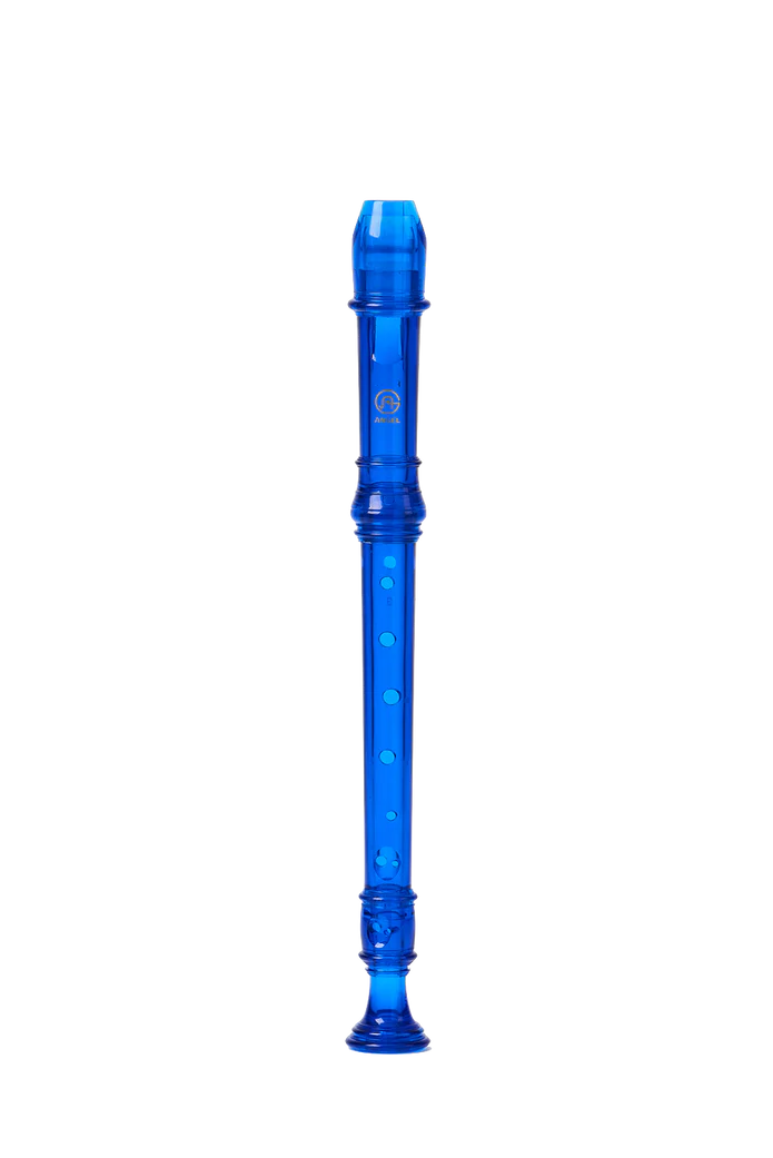 Angel ASRG-300T-OC Flûte à bec soprano allemande 2 pièces (bleu océan)