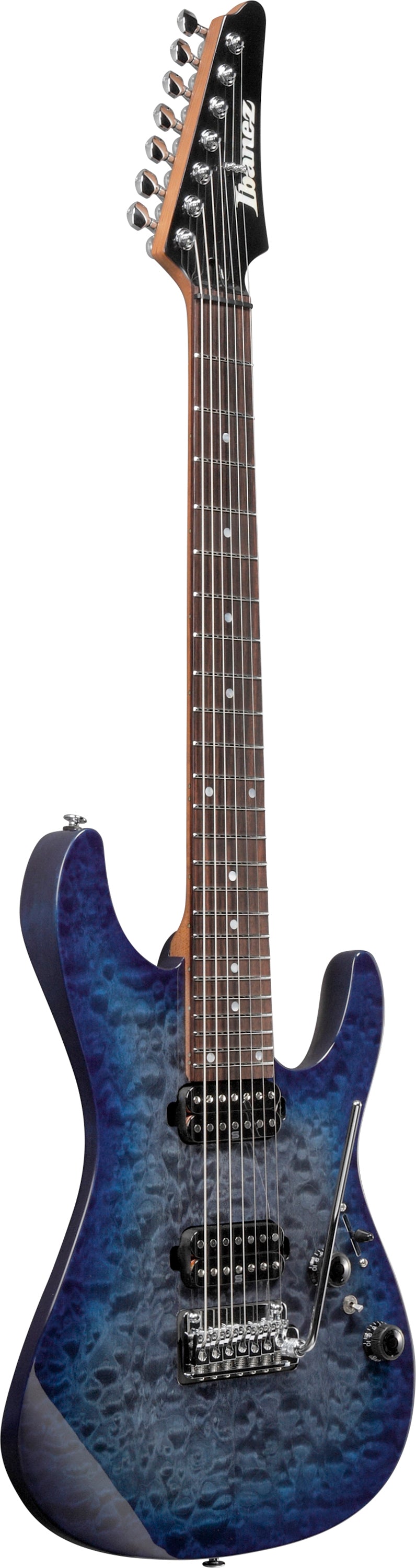 Ibanez AZ427P2QMTUB 7 String Electric Guitar (Twilight Blue Burst)