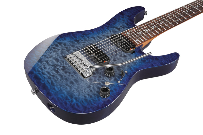 Ibanez AZ427P2QMTUB 7 String Electric Guitar (Twilight Blue Burst)