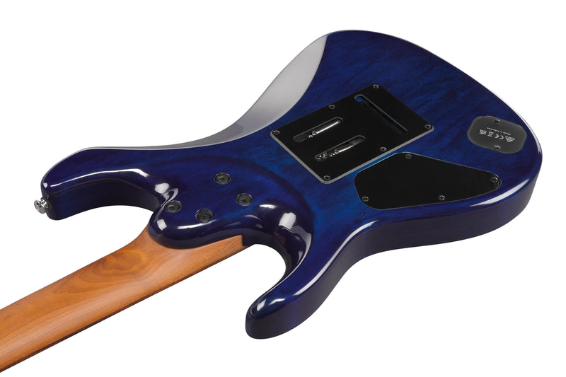 Ibanez AZ427P2QMTUB 7 String Electric Guitar (Twilight Blue Burst)
