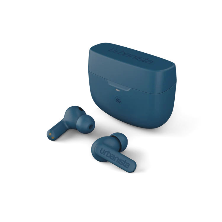 Urbanista ATLANTA True Wireless With Hybrid Active Noise Canceling Earphone (Steel Blue)