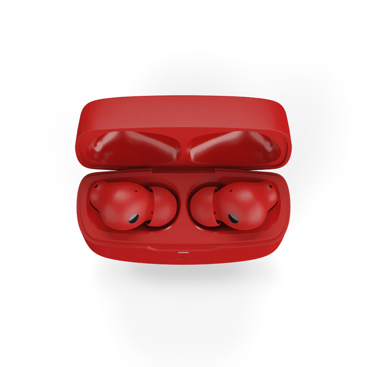 Urbanista ATLANTA True Wireless With Hybrid Active Noise Canceling Earphone (Vibrant Red)