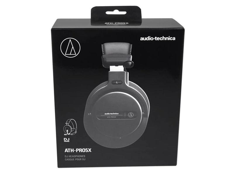 Audio-Technica ATH-PRO5X Professional Over-Ear DJ Monitor Headphones