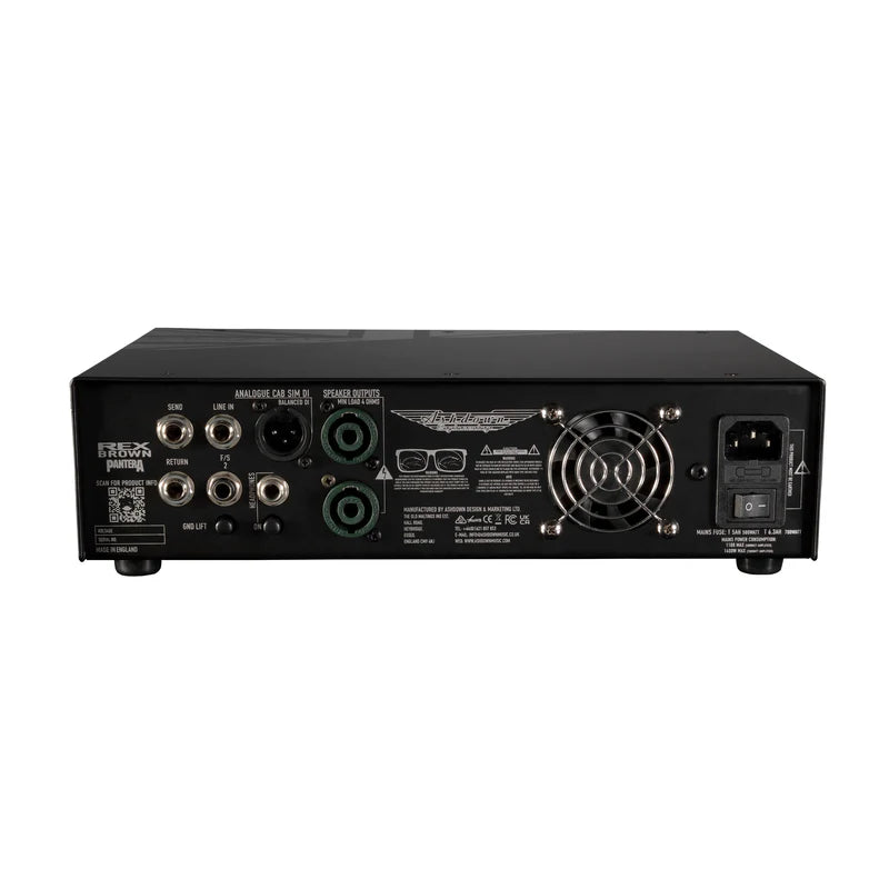 Ashdown RB-800 Rex Brown Signature Bass Amp Head - 800W