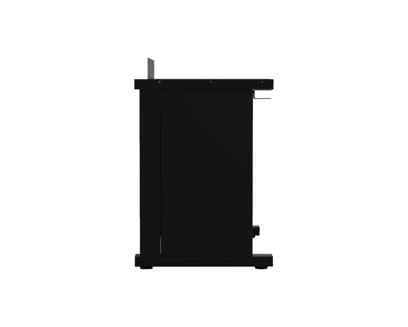 ProX XFH-HUMPTERB3BL - Humpter B3 Quick Folding DJ Controller Turntable CD-J Facade Table Workstation by Humpter (Black Finish)