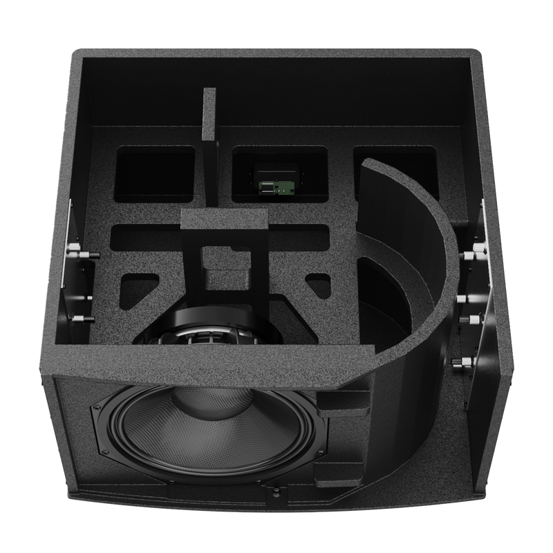 Audac BASSO118/OB Outdoor Ultra High Power Infrasubwoofer (Black) - 18"