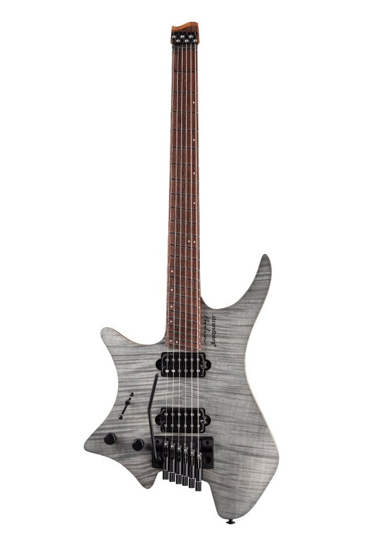 Strandberg BD6TCT-23SLH-R-F-BK Boden Standard NX 6 Tremolo Left Handed Headless Electric Guitar (Charcoal))