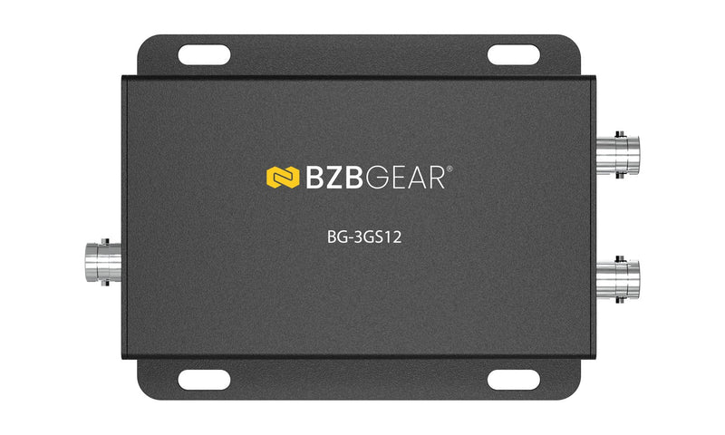 BZB Gear BG-3GS12 1080P FHD 3G-SDI 1x2 Splitter/Distribution Amplifier