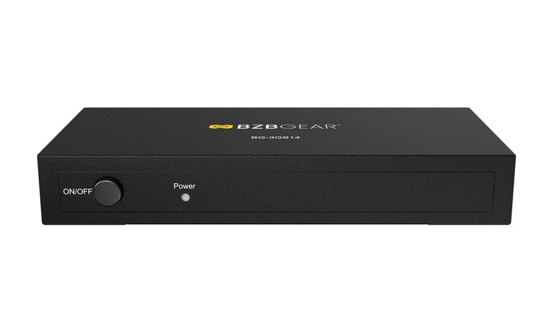 BZB Gear BG-3GS14 1080P FHD 3G-SDI 1x4 Splitter/Distribution Amplifier
