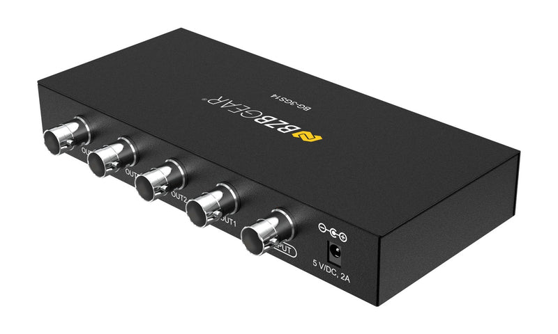 BZB Gear BG-3GS14 1080P FHD 3G-SDI 1x4 Splitter/Distribution Amplifier