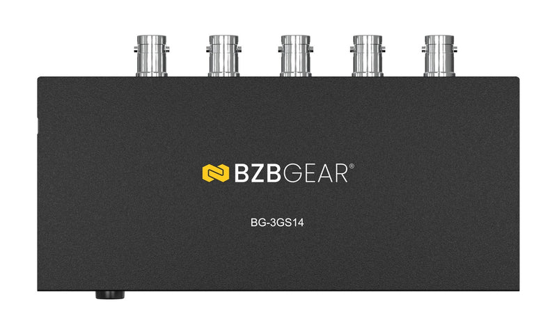 BZB Gear BG-3GS14 1080P FHD 3G-SDI 1x4 Splitter/Distribution Amplifier
