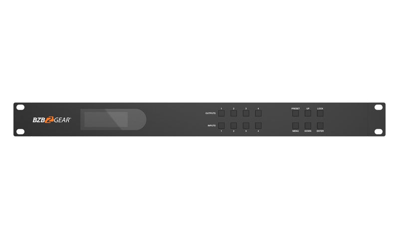 BZB Gear BG-4K-VP44 4x4 4K UHD Seamless HDMI Matrix Switcher/Video Wall Processor/MultiViewer
