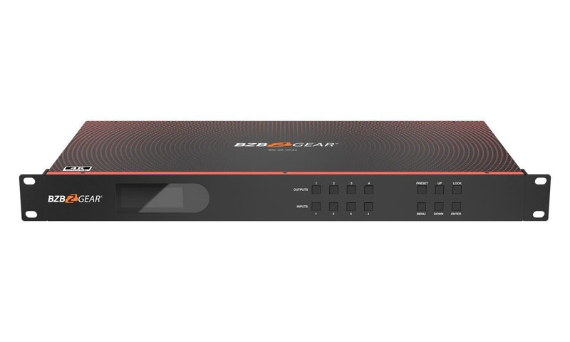BZB Gear BG-4K-VP44 4x4 4K UHD Seamless HDMI Matrix Switcher/Video Wall Processor/MultiViewer