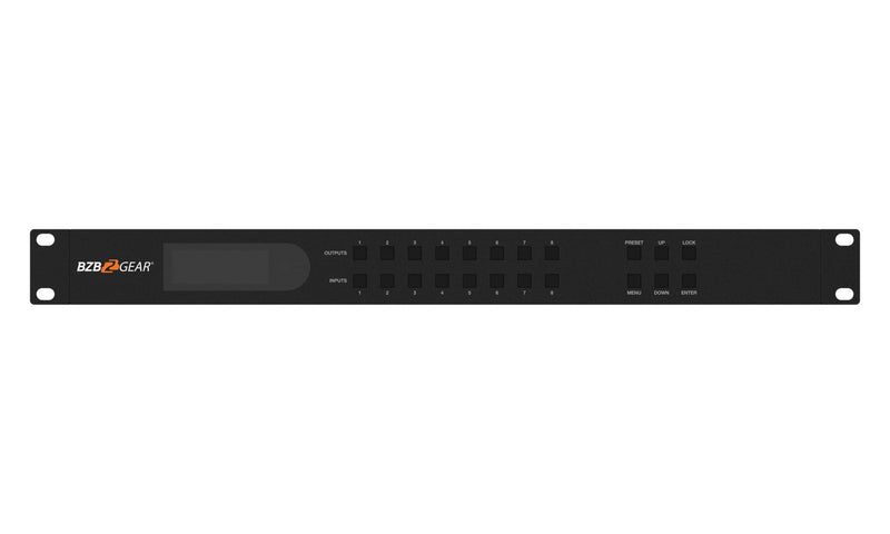 BZB Gear BG-4K-VP88 8x8 4K UHD Seamless HDMI Matrix Switcher/Video Wall Processor/MultiViewer