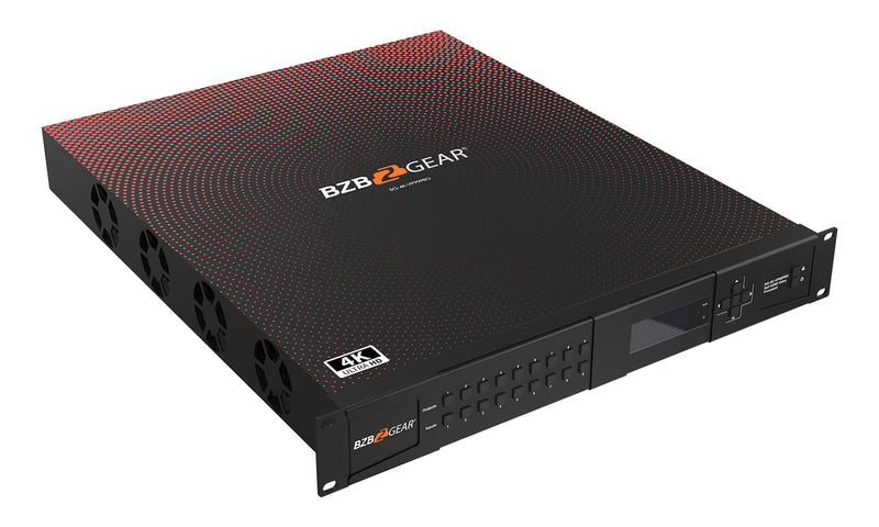 BZB Gear BG-4K-VP99PRO 9x9 4K UHD Seamless HDMI Matrix Switcher/Video Wall Processor/MultiViewer Over Cat5e/6/7 Kit