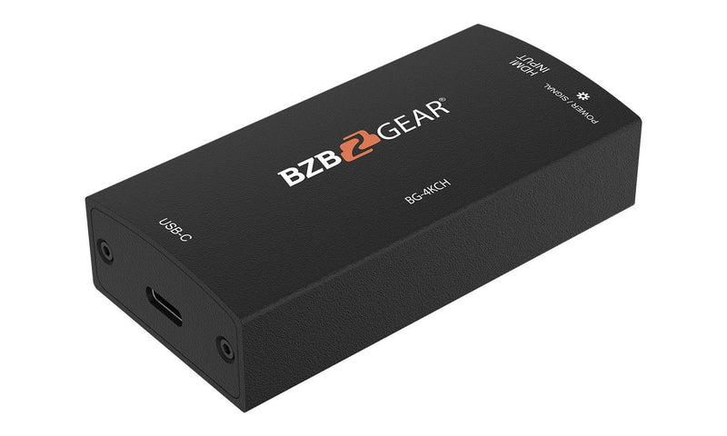 BZB Gear BG-4KCH USB-C 4K UHD HDMI Video Capture Card With Scaler