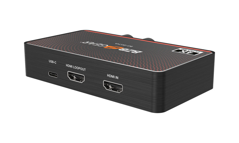 BZB Gear BG-4KCHA USB-C 4K60 Video Capture Box With Scaler HDMI 2.0 Loop Out Audio & HDR10 To SDR Conversion