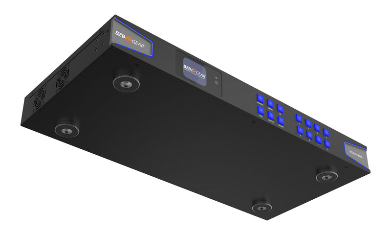 BZB Gear BG-8K-88MA 8x8 8K UHD HDMI 2.1 Matrix Switcher With Auto Downscaling/Audio De-Embedding