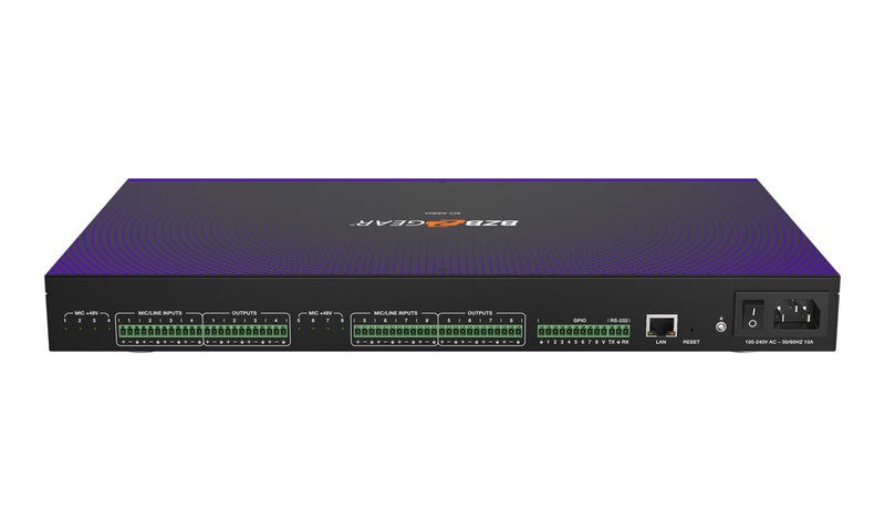 BZB Gear BG-A88M 8x8 Balanced Digital Audio Processor/Matrix