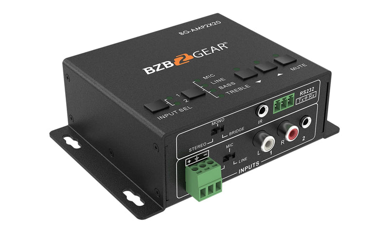 BZB Gear BG-AMP2X20 2-Channel 40W 4/8 Ohms Stereo/Mono Audio Amplifier