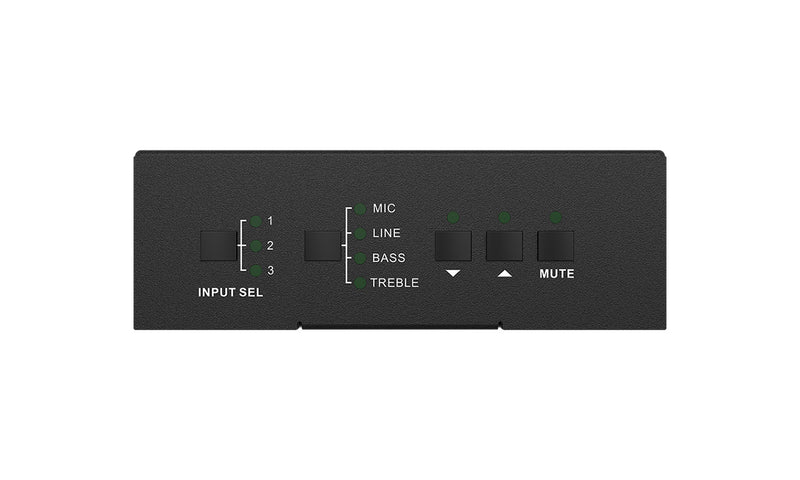 BZB Gear BG-AMPC40 2-Channel 40W 70/100V Stereo/Mono Audio Amplifier