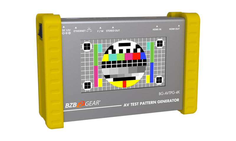 BZB Gear BG-AVTPG-4K 4K/1080P HDMI 2.0 18Gbps Video Test Pattern Generator/Tester And Analyzer with Ethernet