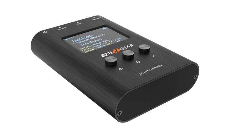 BZB Gear BG-AVTPG-MINI-G2 8K/4K/1080P HDMI 2.1 48Gpbs Portable Signal Test Generator and Analyzer