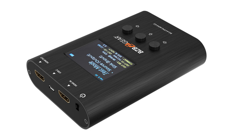 BZB Gear BG-AVTPG-MINI-G2 8K/4K/1080P HDMI 2.1 48Gpbs Portable Signal Test Generator and Analyzer