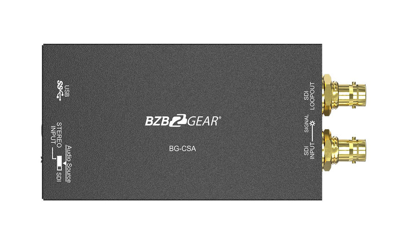 BZB Gear BG-CSA USB 3.0 1080P FHD 3G-SDI Capture Card With Scaler and Audio