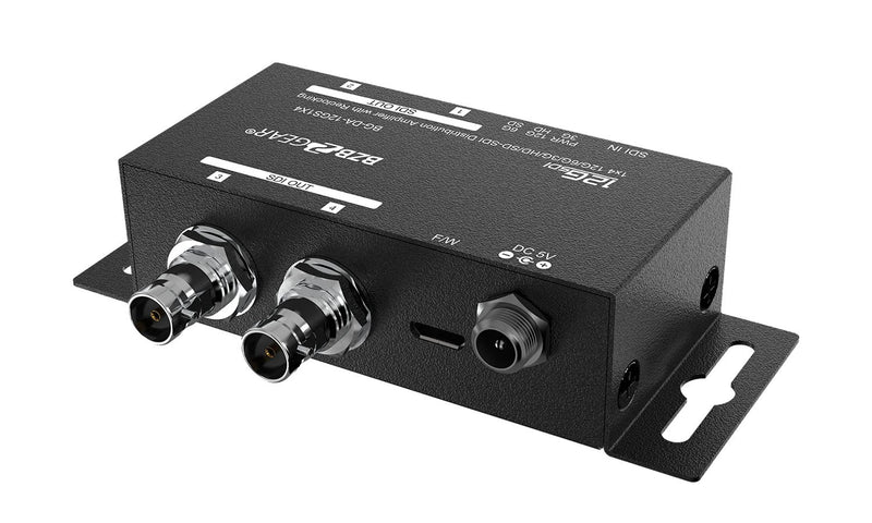 BZB Gear BG-DA-12GS1X4 4K UHD 12G-SDI 1x4 Splitter/Distribution Amplifier
