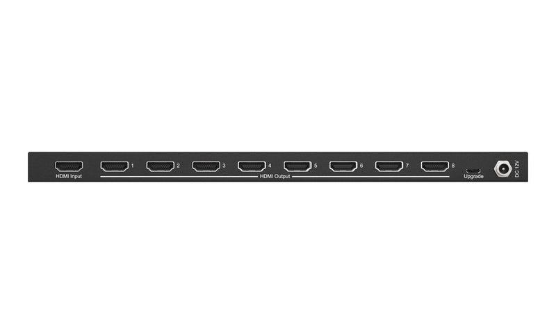 BZB Gear BG-DA-18G2 1x8 4K UHD Ultra Slim HDMI Splitter With EDID Management