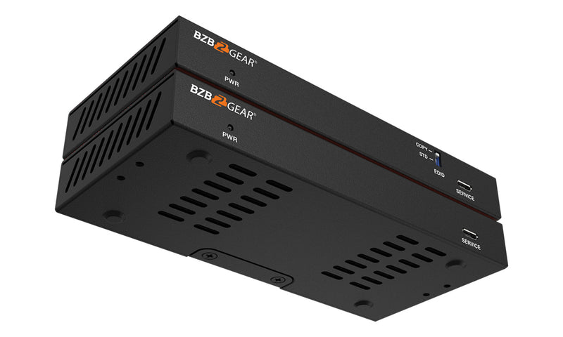 BZB Gear BG-EXD-150C 4K UHD DisplayPort 1.2a KVM Extender Kit Over HDBaseT With USB/IR/RS-232