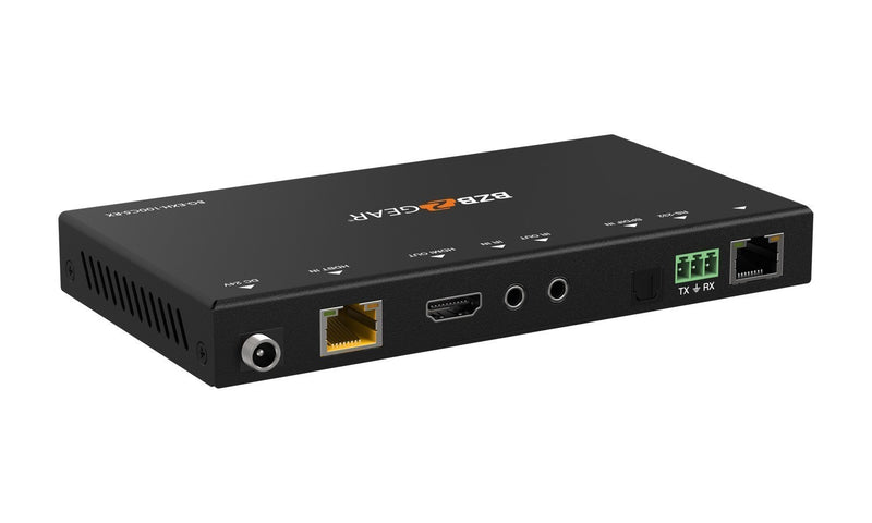 BZB Gear BG-EXH-100C5 4K UHD HDMI HDBaseT Extender With IR/ARC/PoC/RS-232/Ethernet And Audio Embedding/De-Embedding