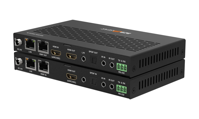 BZB Gear BG-EXH-100C6 4K UHD HDMI/HDBaseT 3.0 Extender With IR/eARC/ARC/PoC/RS-232/Ethernet/USB 2.0 And Audio Embedding/De-embedding
