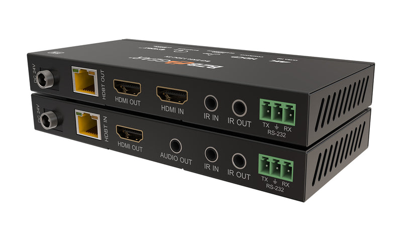 BZB Gear BG-EXH-150C 4K UHD HDMI HDBaseT Long Range Extender With Bi-Directional IR/RS-232/CEC