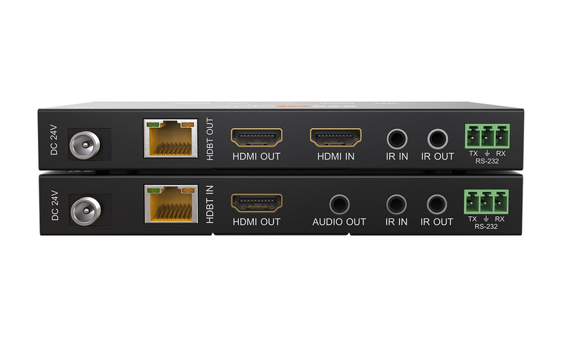 BZB Gear BG-EXH-150C 4K UHD HDMI HDBaseT Long Range Extender With Bi-Directional IR/RS-232/CEC
